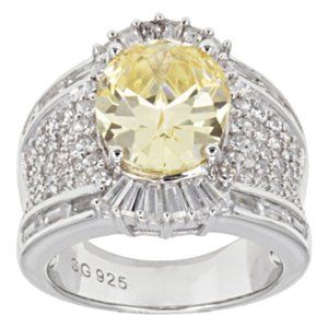 Bella Luce 11.80ctw Canary & White Diamond Sim